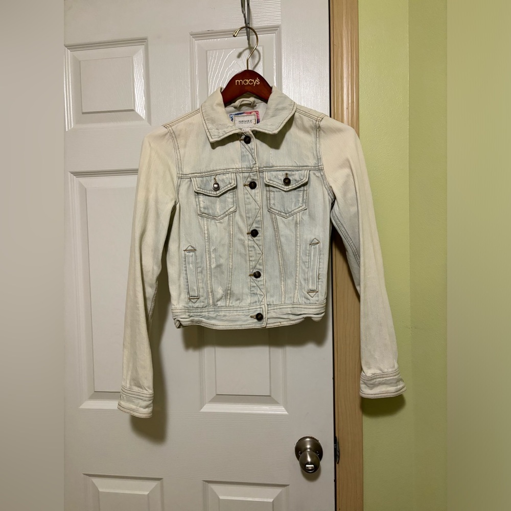 Forever 21 denim jacket size S